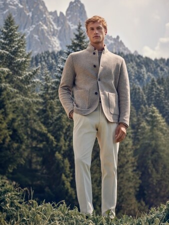 Alpine chic, the Italian way: Maurizio Baldassari’s cashmere s...