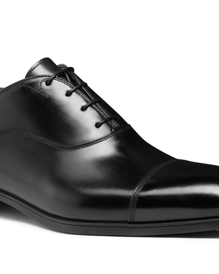 SANTONI Santoni - Lace-up with rubber sole - Black