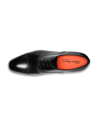 Santoni - Lace-up with rubber sole - Black