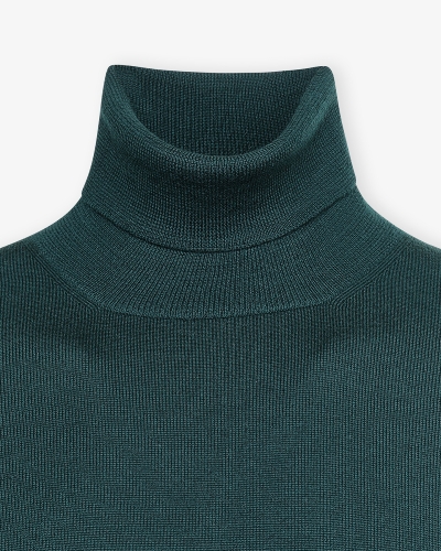 LHDA - Turtleneck virgin wool - Green