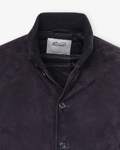 Valstar - Goose down padded Valstarino lined jacket - Navy