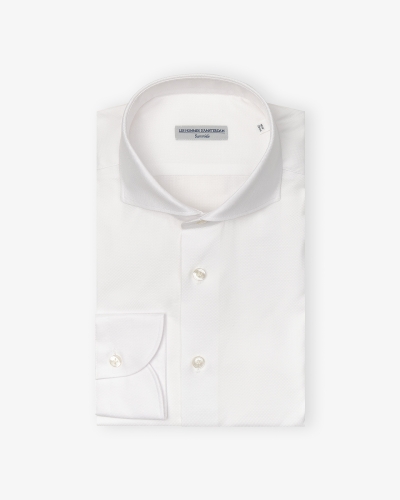 LHDA x Thomas Mason - Shirt modern fit - White Oxford