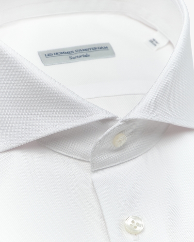 LHDA x Thomas Mason - Shirt modern fit - White Oxford