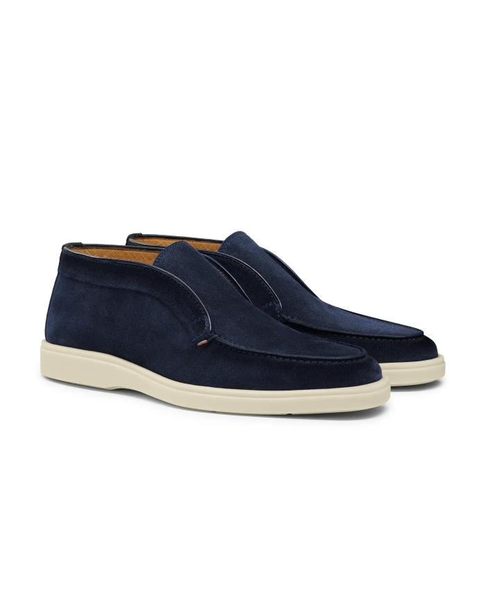 SANTONI Santoni - Desert boot suede - Navy