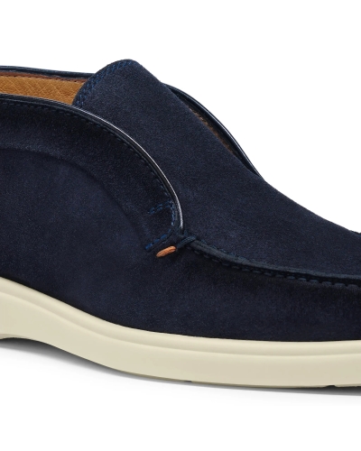 Santoni - Desert boot suede - Navy
