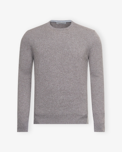 Round neck - Cashmere - Greige