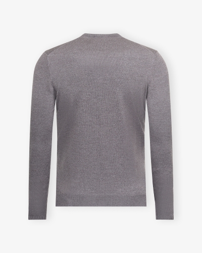 LHDA - V-neck - Virgin wool - Greige