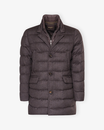 MooRER - Parka goose down - Wool/cashmere - Brown