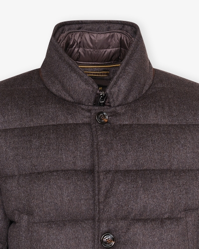 MooRER - Parka goose down - Wool/cashmere - Brown
