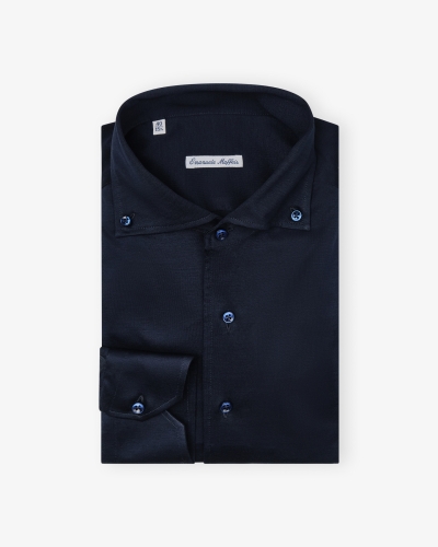 Emanuele Maffeis - Stretch shirt button down - Navy