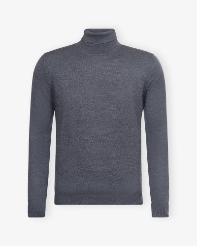 LHDA - Turtleneck - Virgin wool - Dark grey