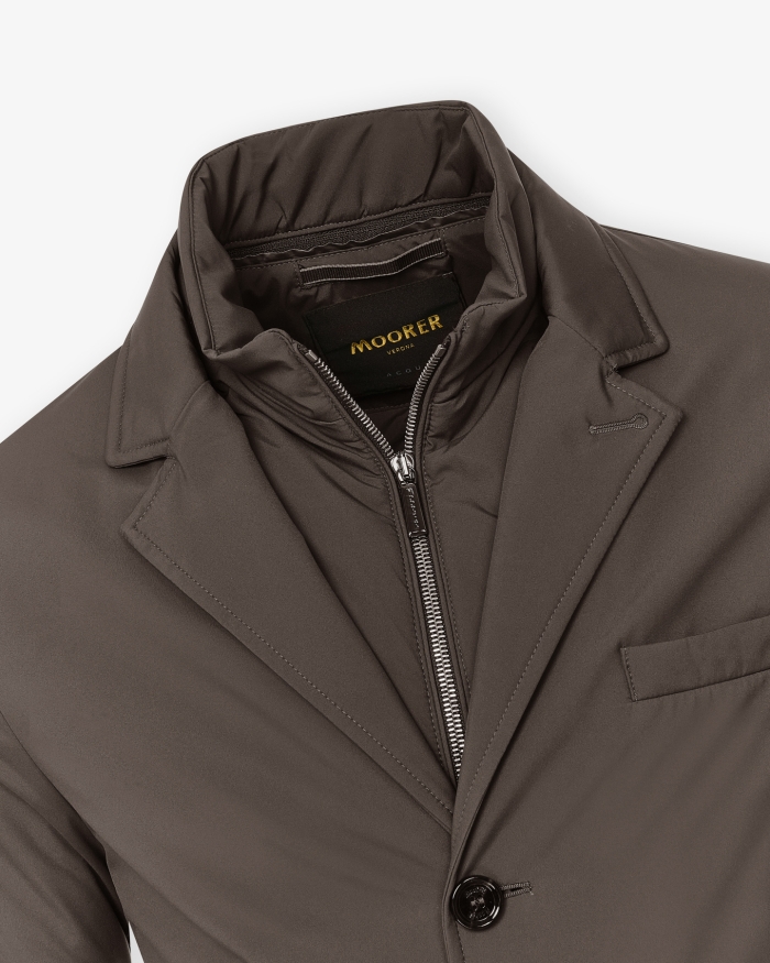 MOORER MooRER - Vespa jacket - Greige