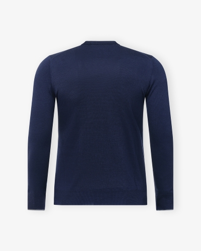 LHDA - Round neck silk cotton - Navy