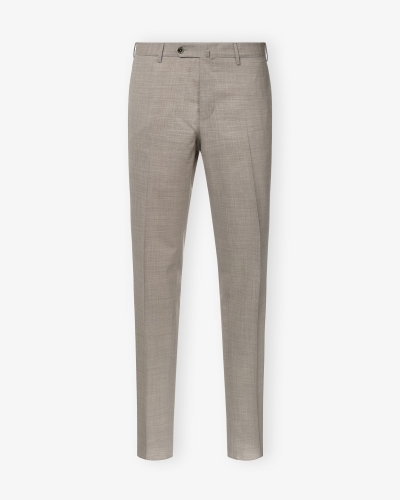 PT - Trouser wool with stretch - Beige