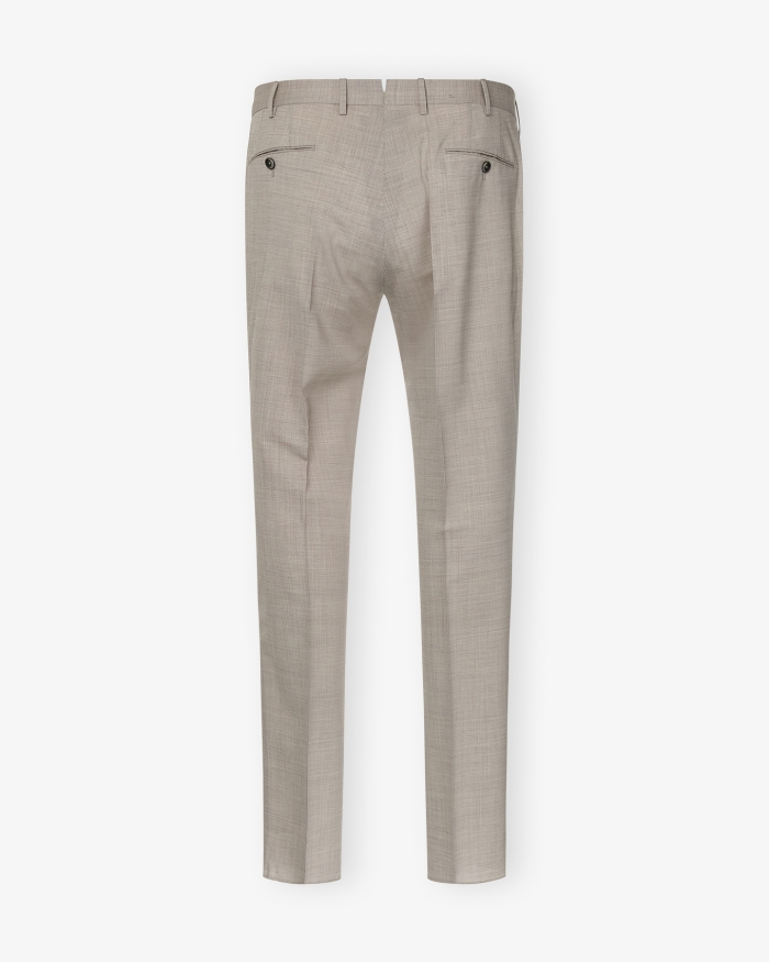 PT PT - Trouser wool with stretch - Beige