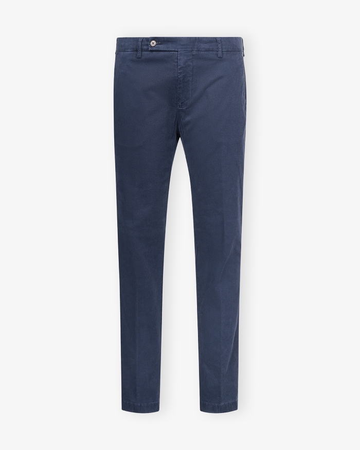 BERWICH Berwich - Trouser cotton stretch - Navy