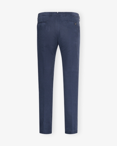 Berwich - Trouser cotton stretch - Navy