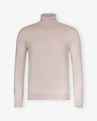 Fedeli - Turtleneck full cashmere - Cream white