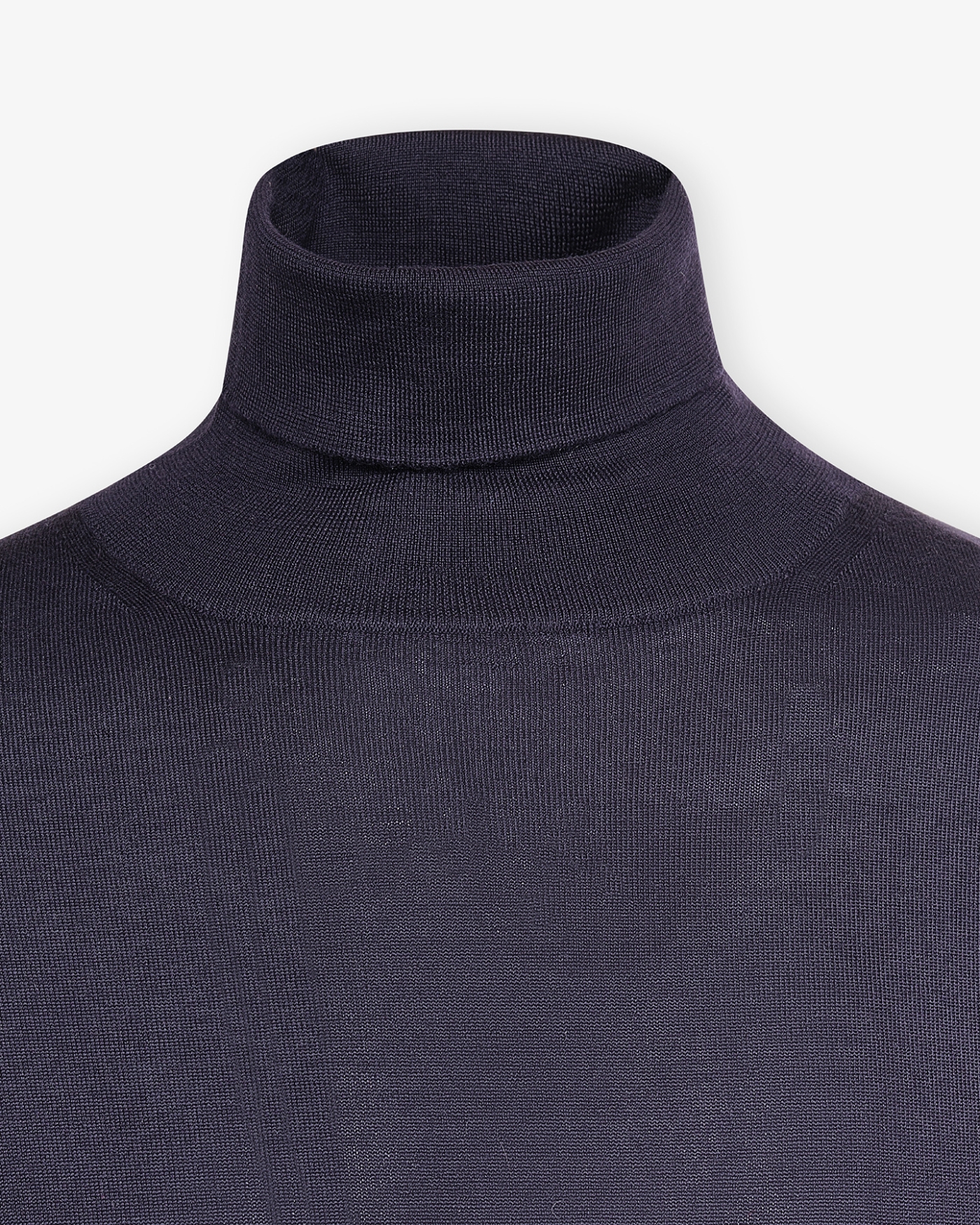 Fedeli - Turtleneck super 140 merino wool - Navy