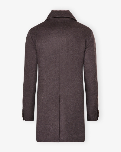 MooRER - Overcoat wool and cashmere - Brown