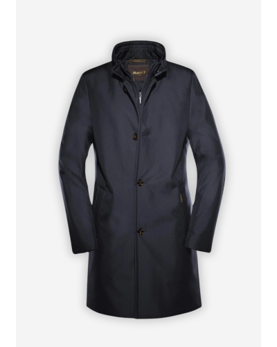 MooRER - Padded overcoat with goose down - Navy