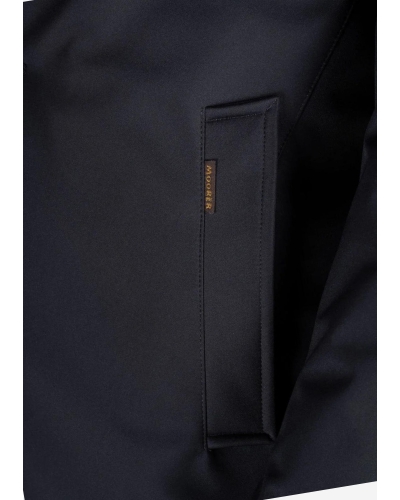 MooRER - Padded overcoat with goose down - Navy