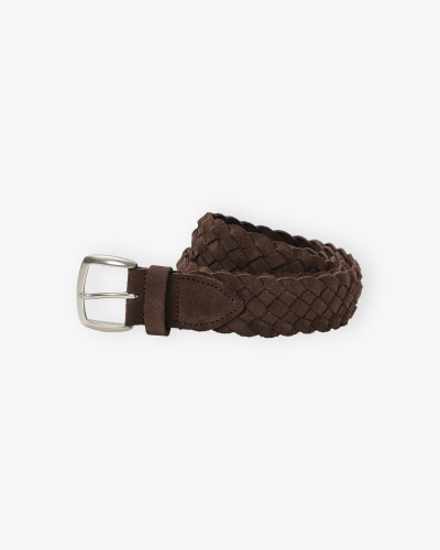 D'Amico - Belt Braided calf leather - Brown