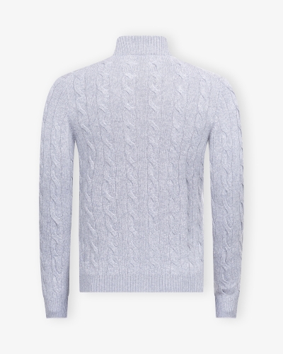 LHDA - Vest with zip - Cashmere - Grey