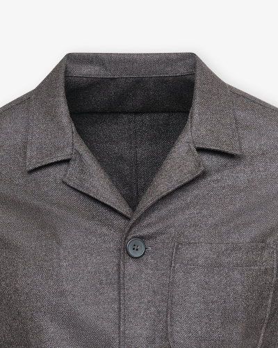 LHDA x Loro Piana - Shirt jacket wool and cashmere - Brown