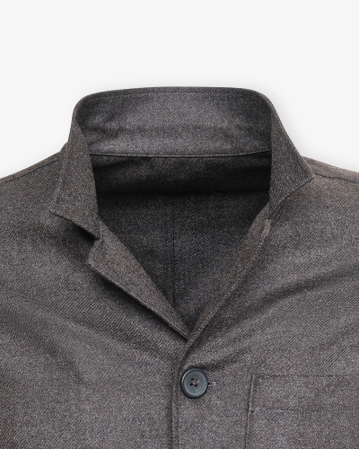 LHDA x Loro Piana - Shirt jacket wool and cashmere - Brown