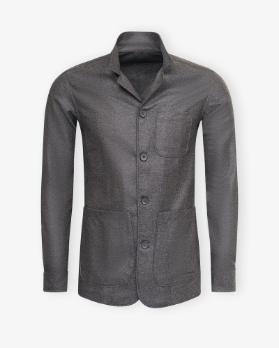 LHDA x Loro Piana - Shirt jacket wool and cashmere - Brown