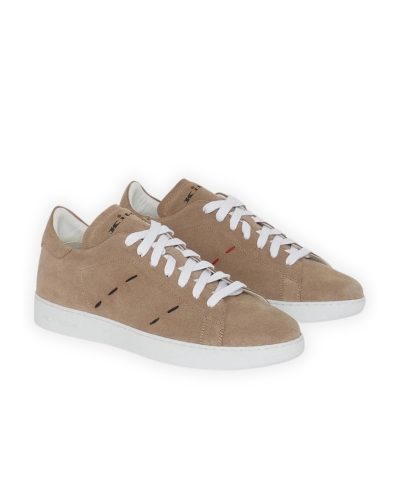 Kiton - Calfskin sneakers - Taupe