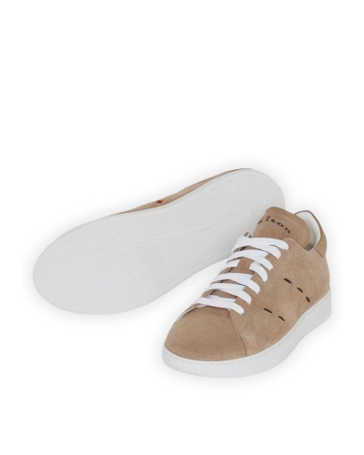 Kiton - Calfskin sneakers - Taupe