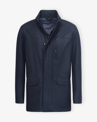 Brioni - Field jacket cashmere - Navy
