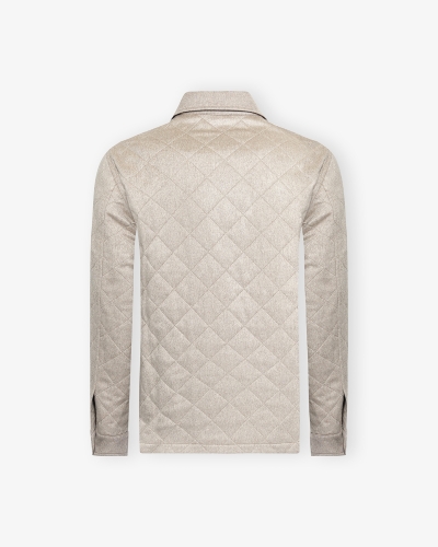 Maurizio Baldassari - Quilted jacket cashmere - Taupe
