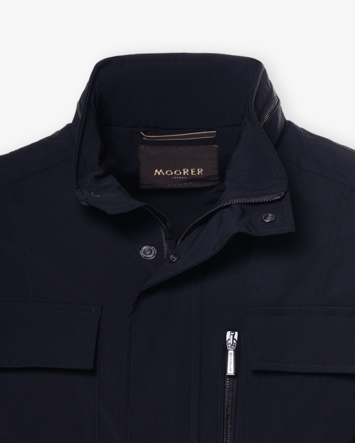 MOORER MooRER - Field stretch coat - Navy