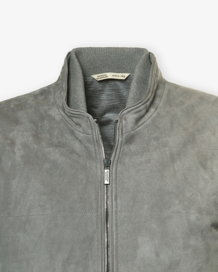 MAURIZIO BALDASSARI Maurizio Baldassari - Gilet pelle leather - Grey