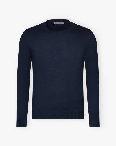 LHDA - Round neck cotton cashmere - Navy
