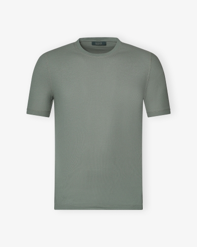 Zanone - T-shirt ice cotton - Green