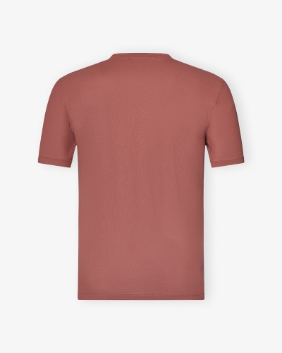 Zanone - T-shirt ice cotton - Terracotta