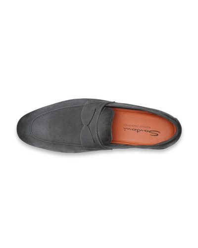 Santoni - Suede loafer Goodyear - Carlos - Grey