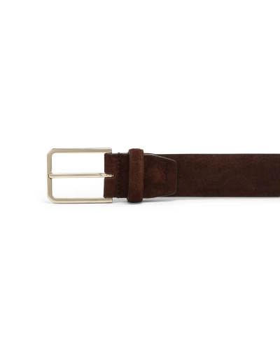 Santoni - Belt Goodyear - Calf suede - Brown