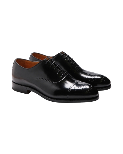 Bontoni - Oxford reversed stiched - Black