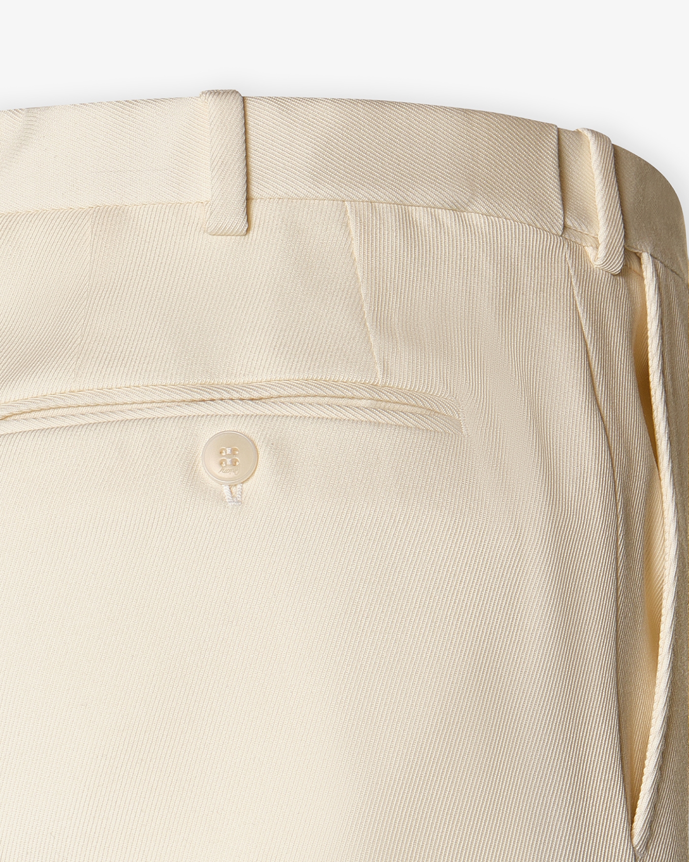 Brioni - Trousers twill wool - Offwhite