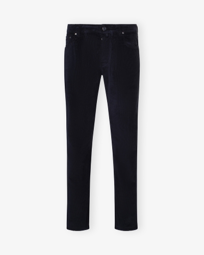 JC - Trousers corduroy cotton cashmere - Après-ski - Navy