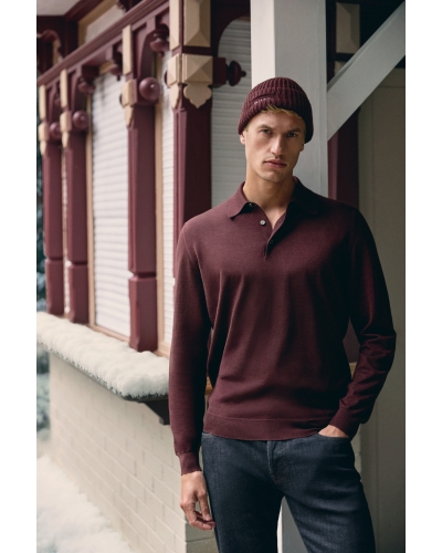 Kiton - Beanie pure wool - Bordeaux