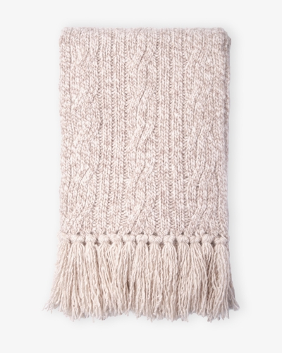 Fedeli - Scarf cashmere - Greige melange
