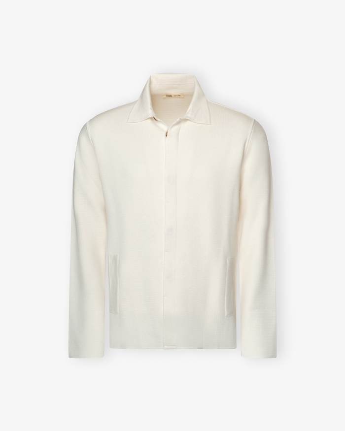 MAURIZIO BALDASSARI Maurizio Baldassari - Virgin wool vest hidden button - Cream