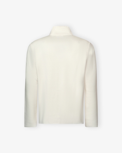 Maurizio Baldassari - Virgin wool vest hidden button - Cream