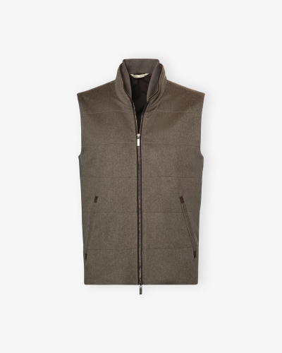 Maurizio Baldassari - Gilet cashmere - Greige